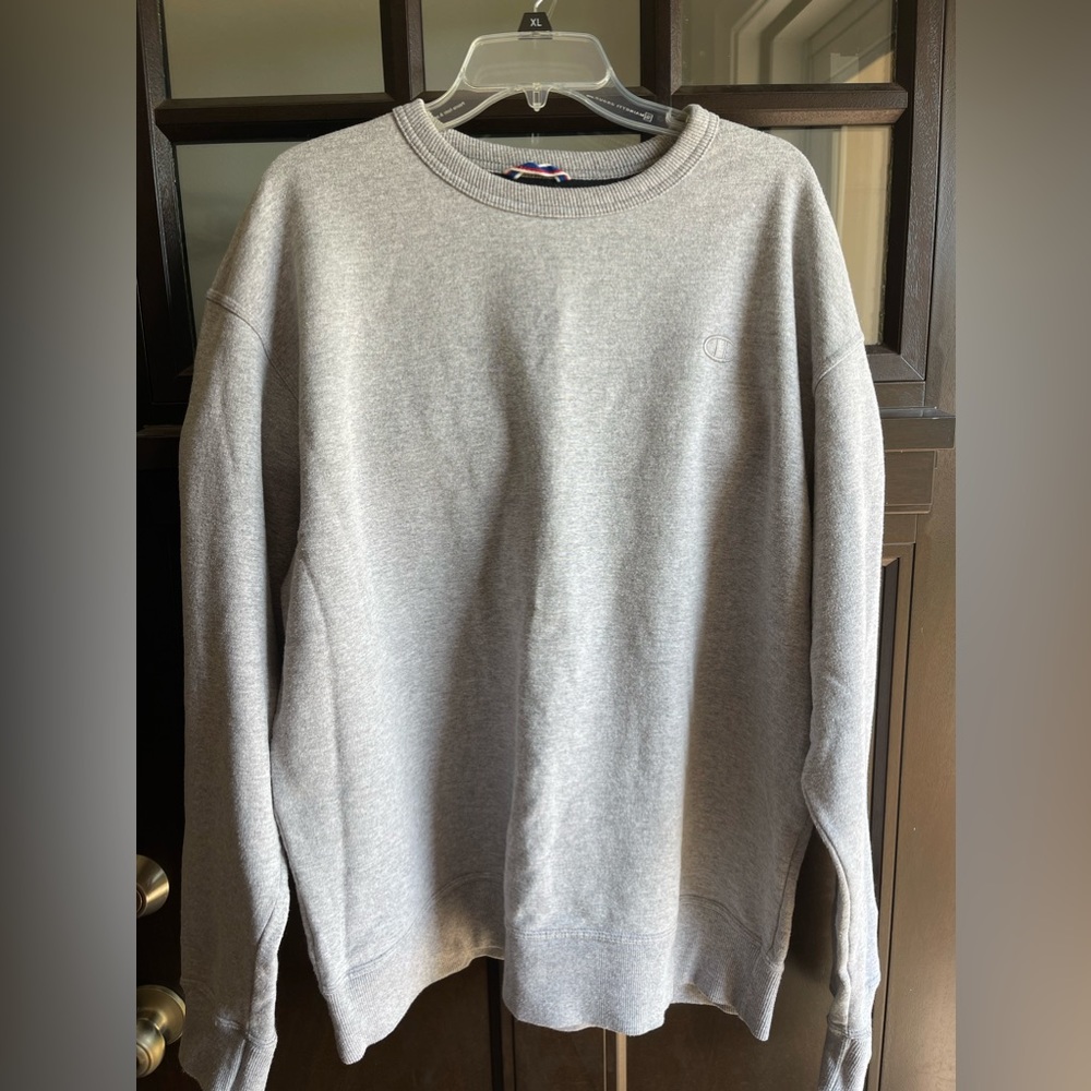 gray champion crewneck